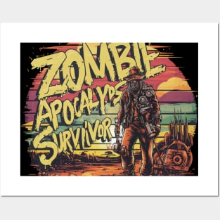 Zombie Apocalypse Survivor Posters and Art